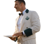 Ricky Martin Palm Royale White Crop Blazer - Image 2